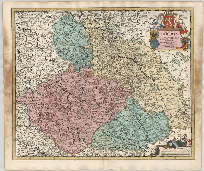 Böhmen ab 1721 von Jean Covens & Pierre Mortier nach Frederik de Wit