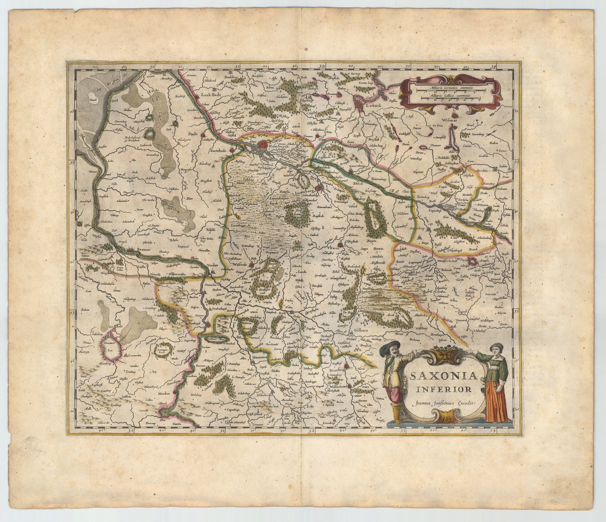 Janssonius, Johannes: Saxonia Inferior 1700