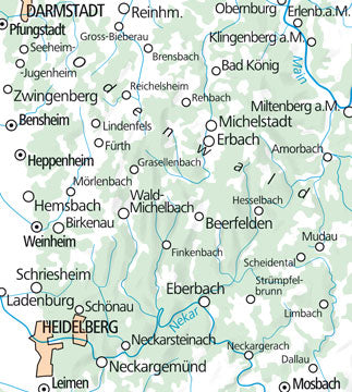 35 Odenwald - Kümmerly & Frey 1:50.000