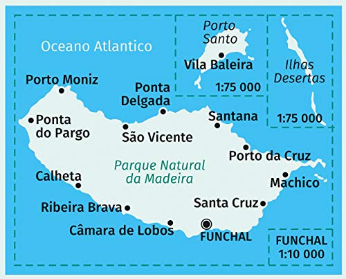 234 Madeira 1:50.000 - Kompass Wanderkarte