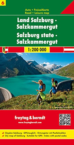 06 Land Salzburg, Salzkammergut 1:200.000
