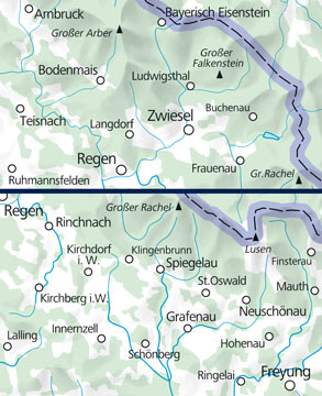 54 Nationalpark Bayerischer Wald - Kümmerly & Frey 1:35.000