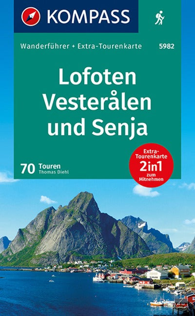 5982 Lofoten, Vesterålen und Senja, 70 Touren - KOMPASS Wanderführer