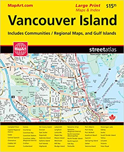Vancouver Island Street Atlas - Straßenatlas