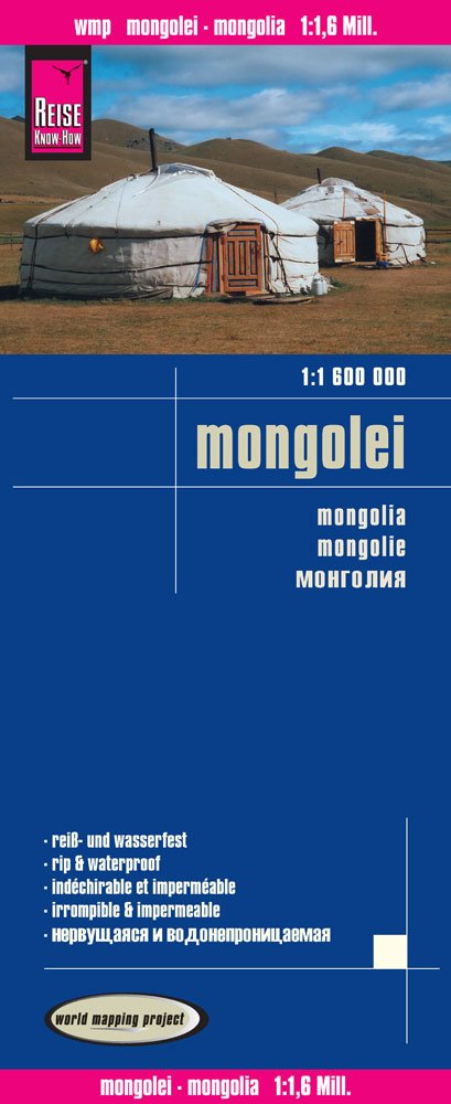 Mongolei 1:1,6 Mio - Reise Know How
