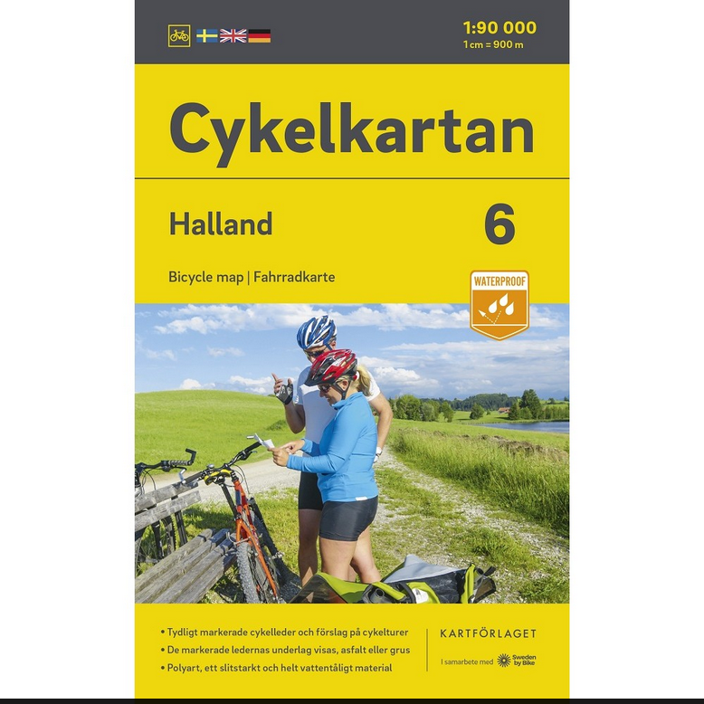 Norstedts Cykelkartan - Fahrradkarten Schweden 1:90.000