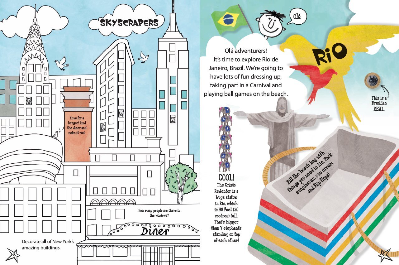 Adventures in Busy Places, Activities and Sticker Books - Lonely Planet