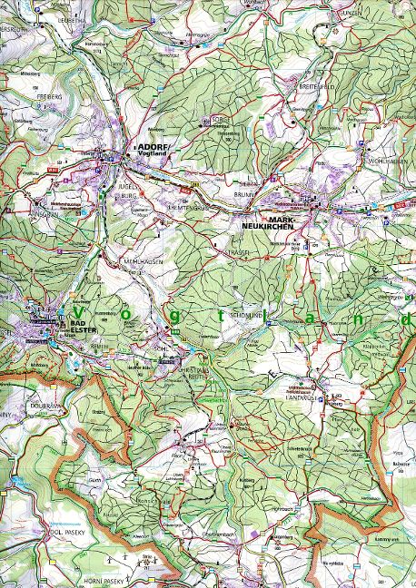 866 Erzgebirge 1:50000  - KOMPASS Wanderkarte (2 Karten im Set)