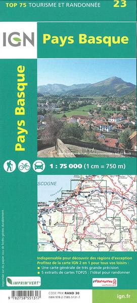 Pays Basque 1:75.000