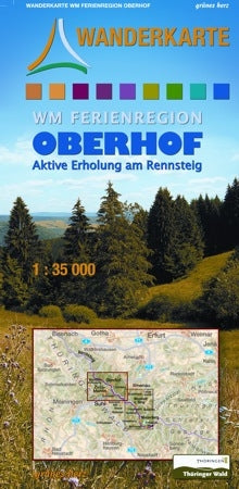 Wanderkarte WM Ferienregion Oberhof - 1:35.000