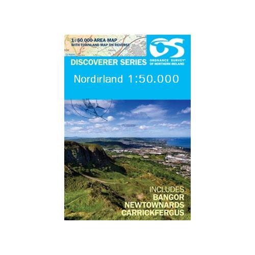Nordirland 1:50.000 - Wanderkarten- OS Discoverer