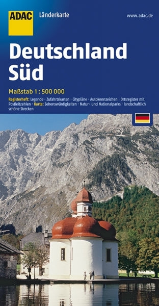 Deutschland Süd 1:500.000 - ADAC Länderkarte