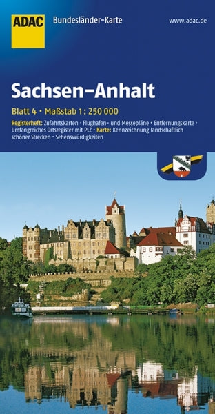 Sachsen-Anhalt 1:250.000 - ADAC Bundesländerkarte