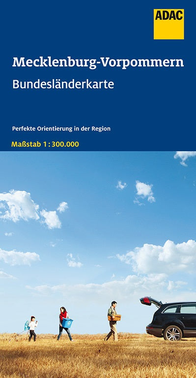 Mecklenburg-Vorpommern 1:300.000 - ADAC Bundesländerkarte
