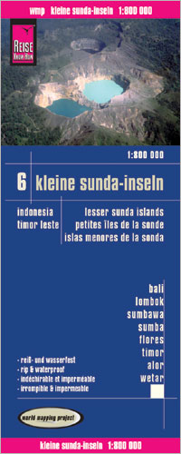 Kleine Sunda-Inseln (1:800.000) - Bali, Lombok, Sumbawa, Sumba, Flores, Timor, Alor, Wetar - Karte Indonesien 6 - Reise know-how