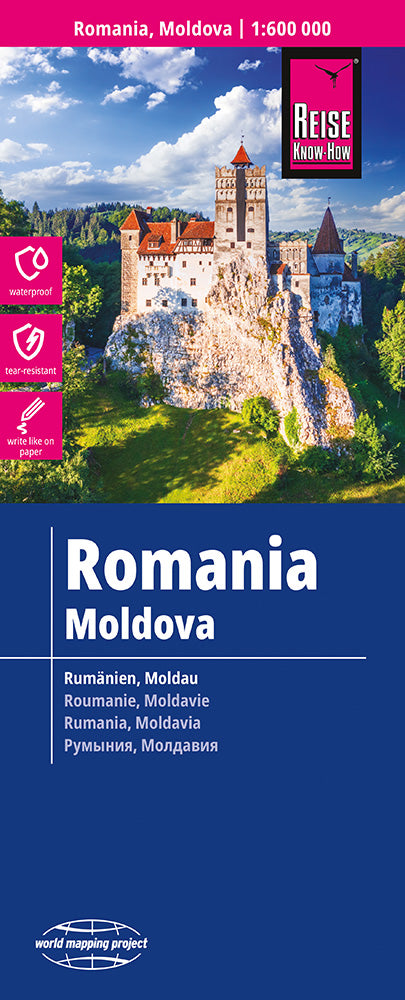 Rumänien, Moldau (1:600.000) - Reise know-how