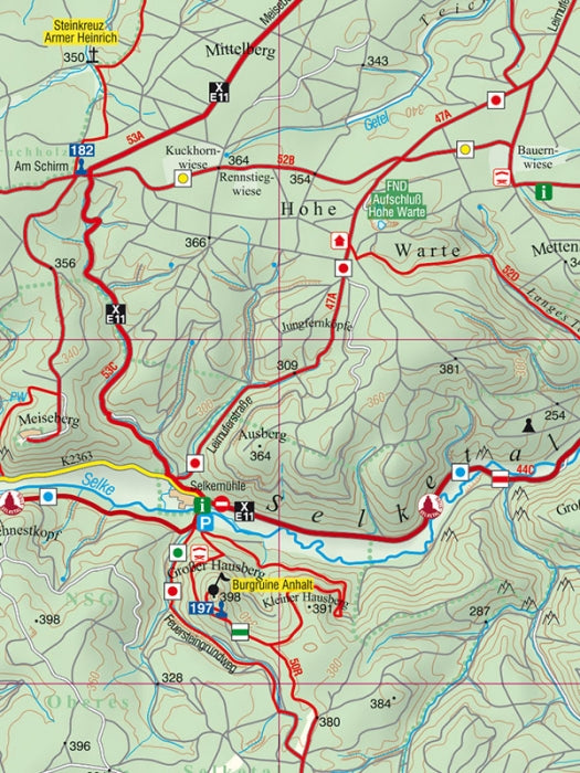 Harzgerode 1:33.000 - Wanderkarte