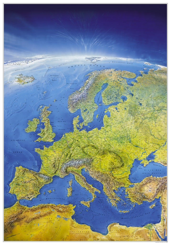 E106 Europa Panoramakarte