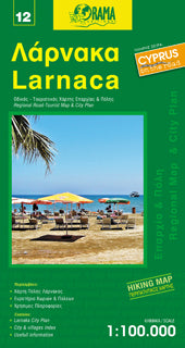 Larnaca 1:100.000 - Regionalkarte Zypern - Orama Editions