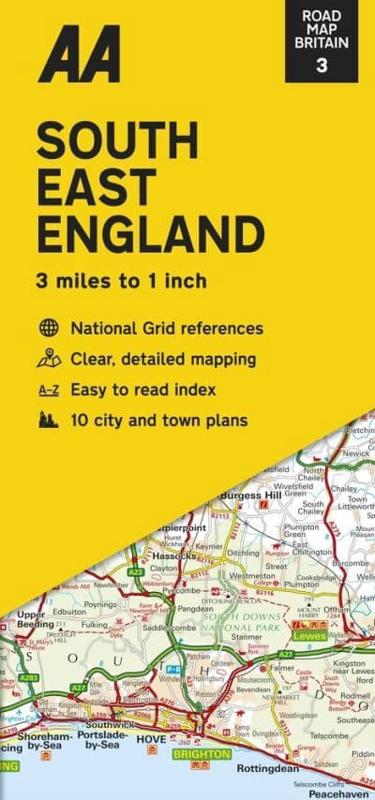 South East England 1:200.000 - Straßenkarte GB 03