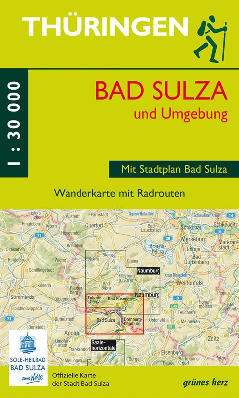 Wanderkarte Bad Sulza und Umgebung - 1:30.000