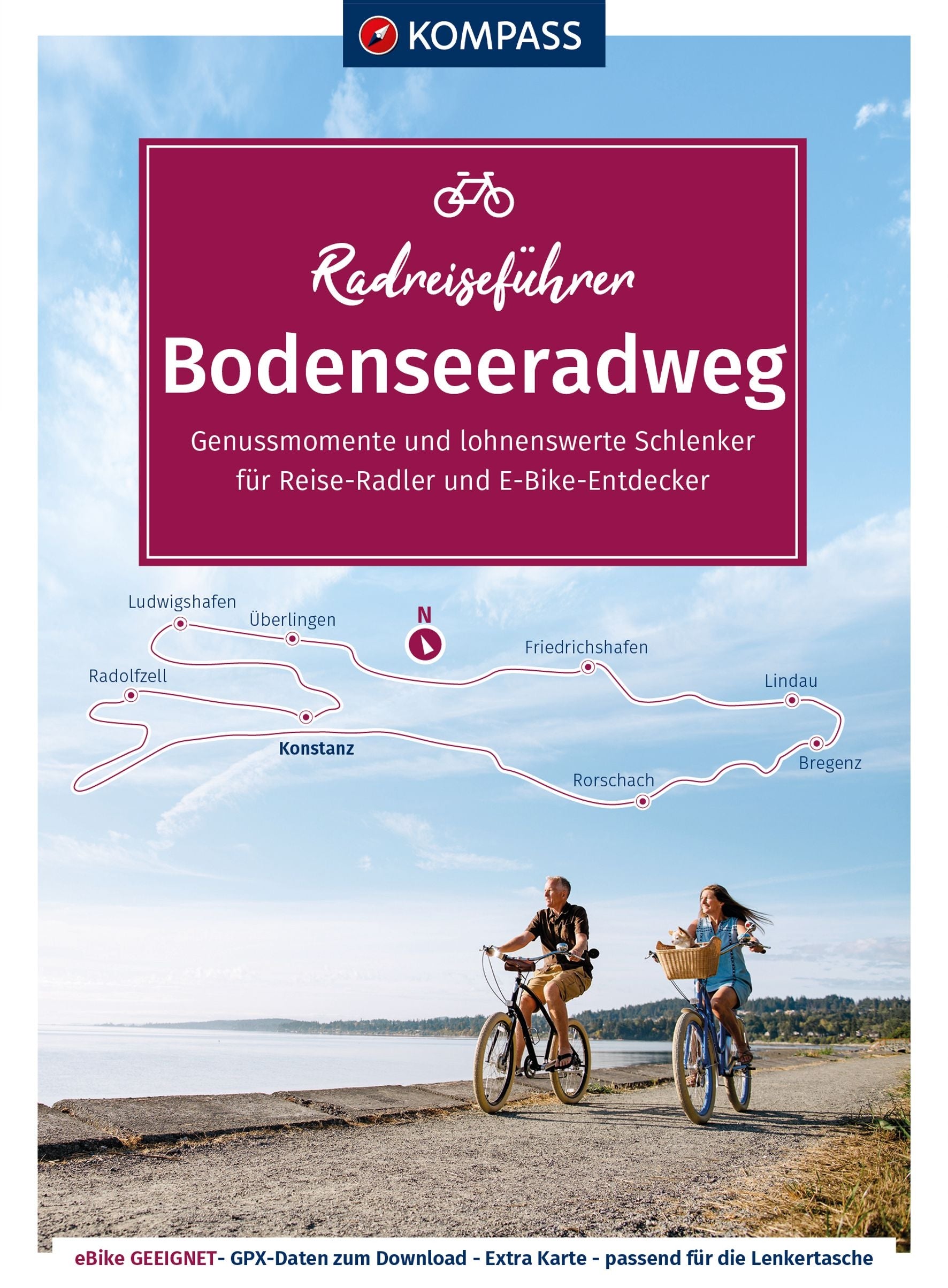 Bodenseeradweg - KOMPASS Radreiseführer