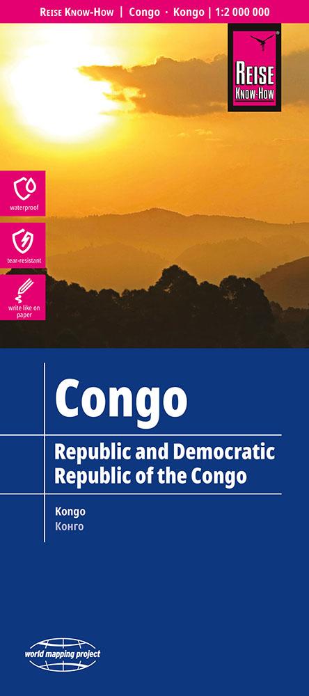 Congo / Kongo 1:2 Mio. - Reise Know How