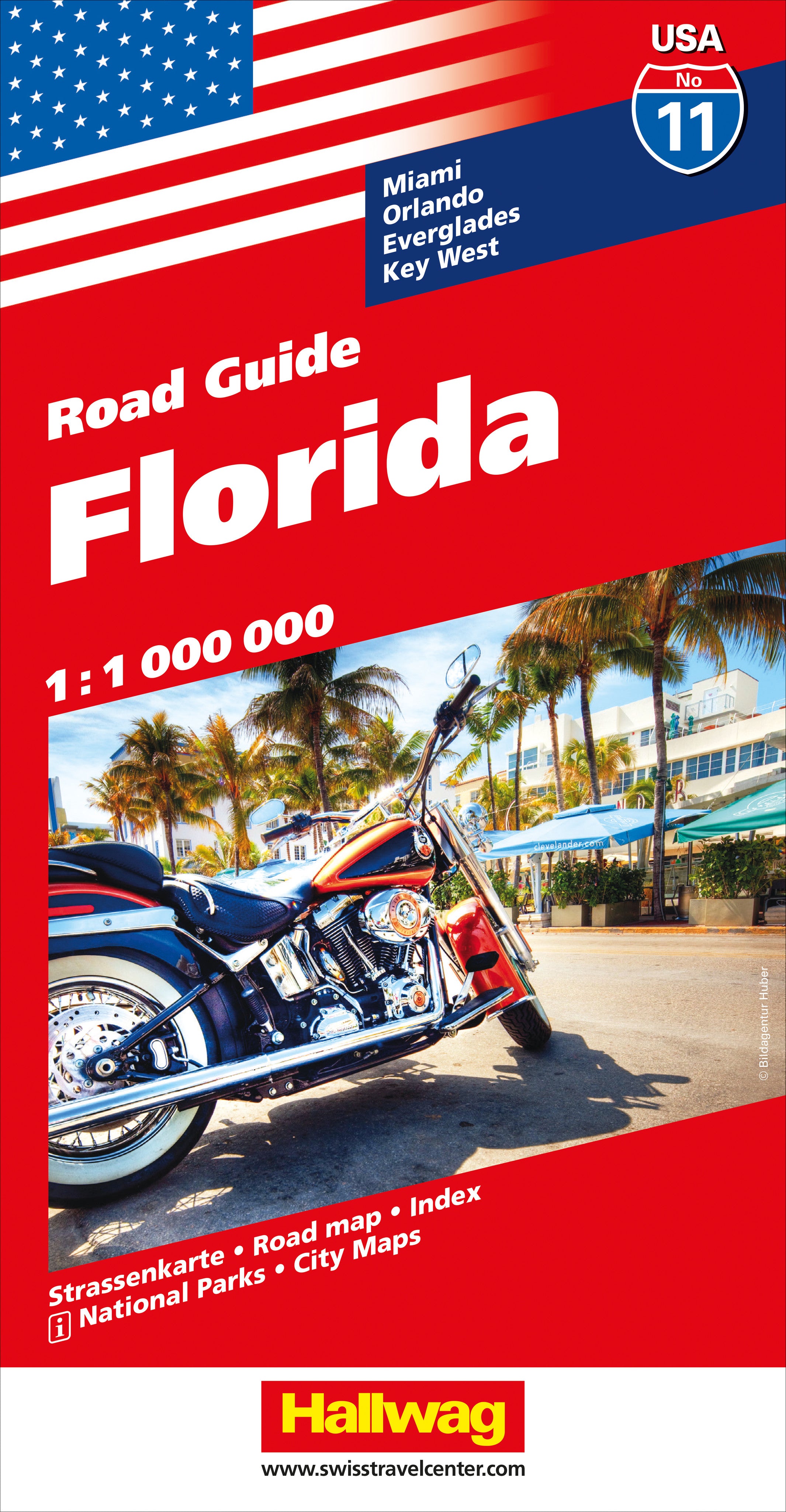 Florida - 11 USA Road Guide 1:1.000.000 - Hallwag