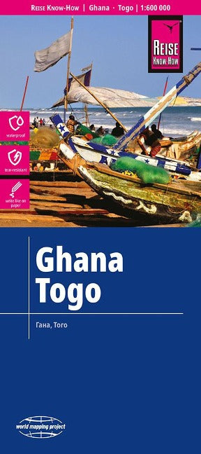 Ghana, Togo 1:600.000 - Reise Know How