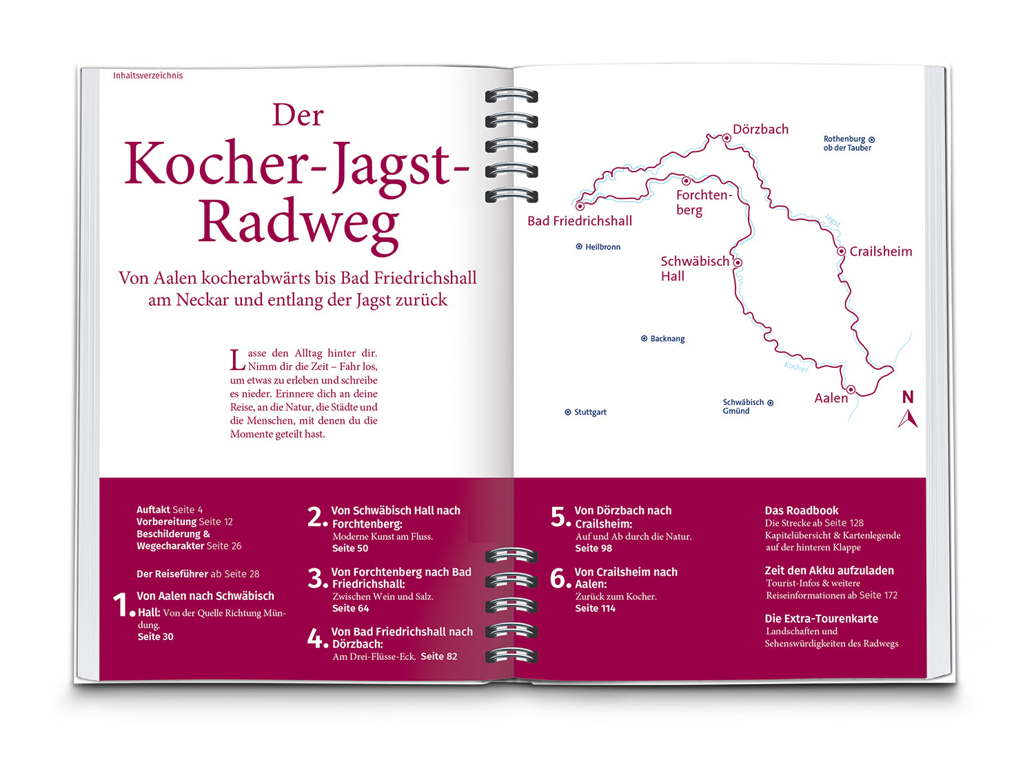 Kocher-Jagst-Radweg - KOMPASS Radreiseführer