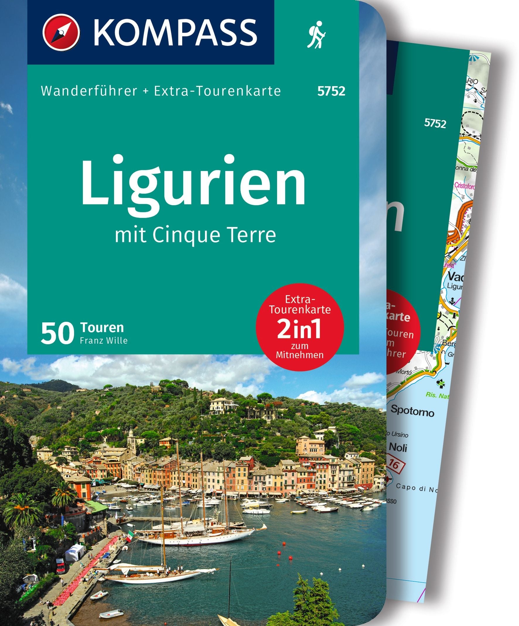 Ligurien mit Cinque Terre - KOMPASS Wanderführer