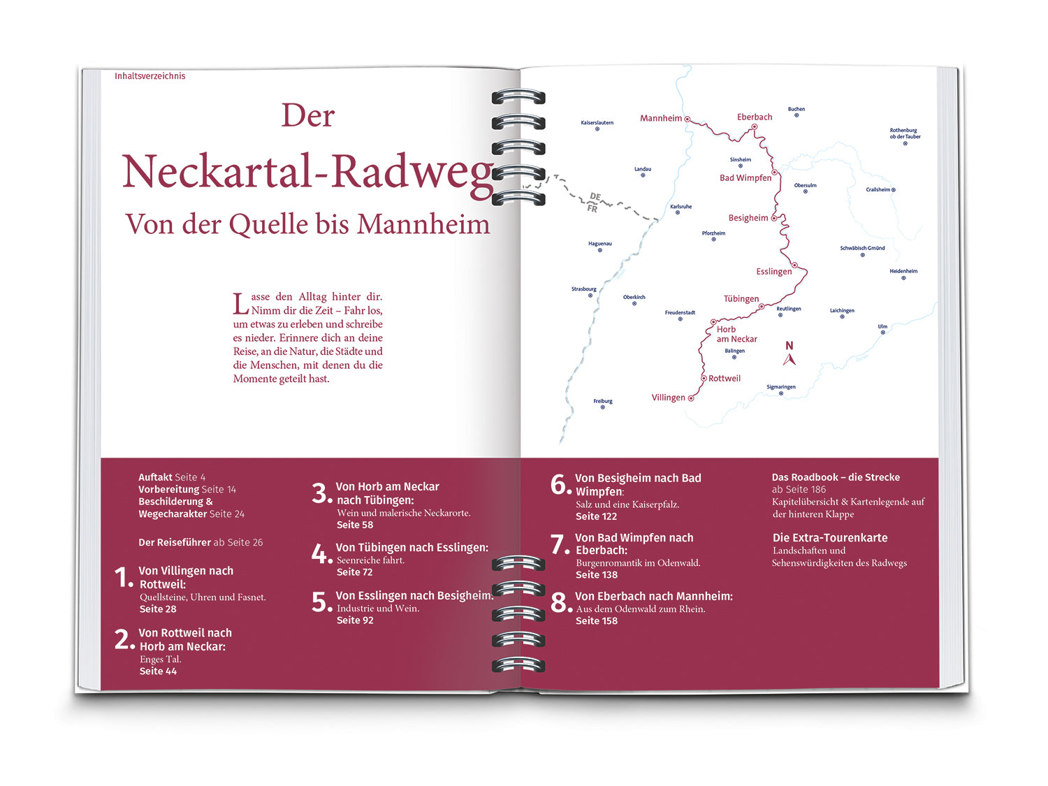 Neckartal-Radweg - KOMPASS Radreiseführer