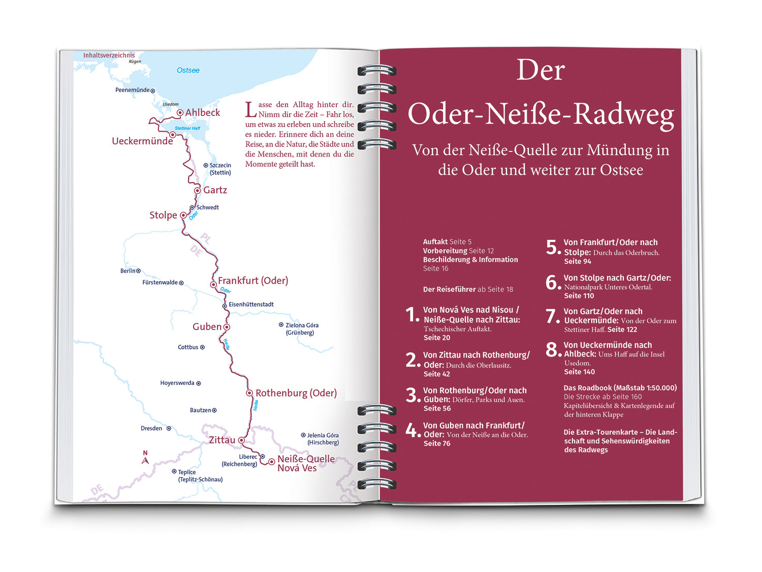 Oder-Neiße Radweg  - KOMPASS Radreiseführer