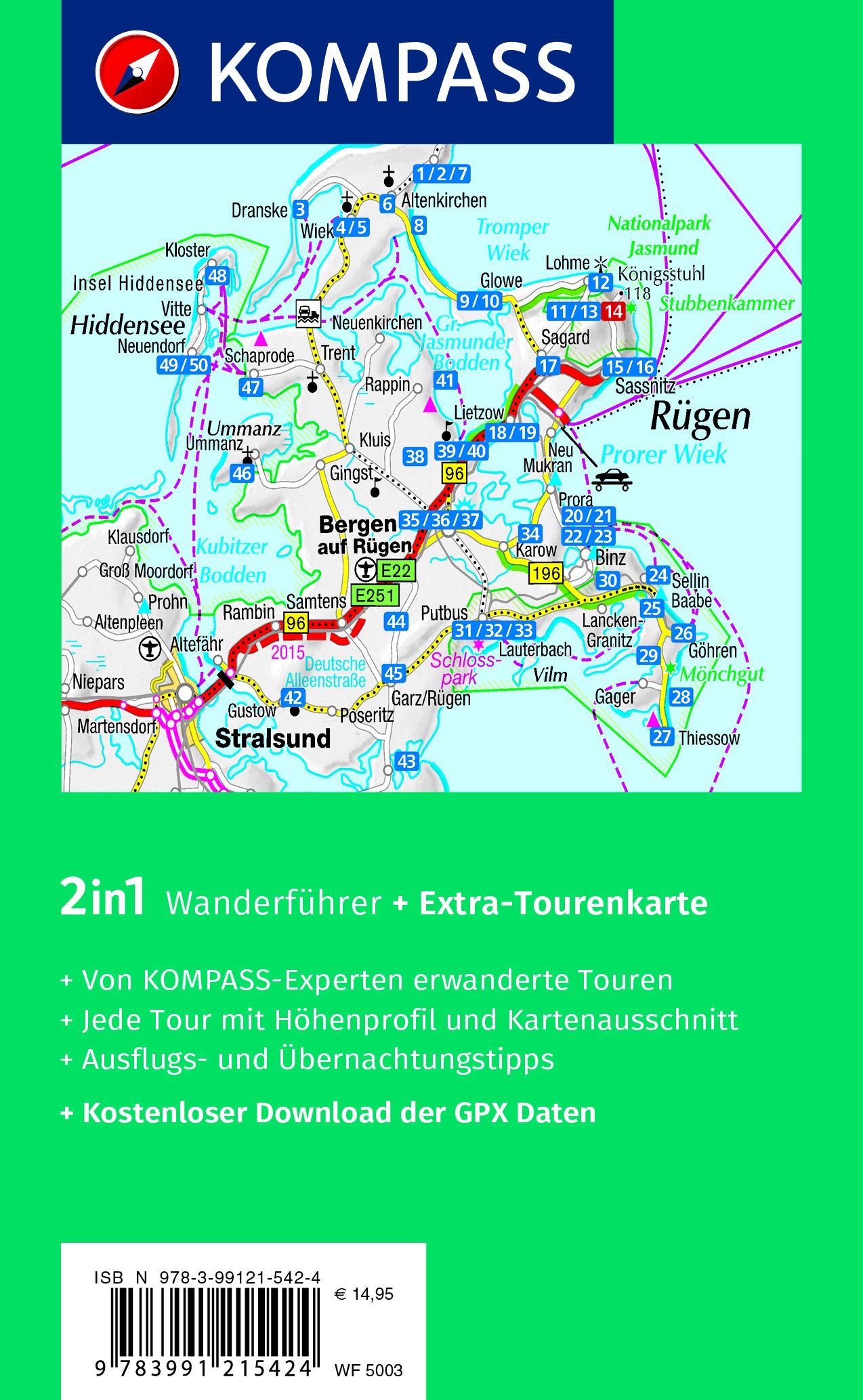 Rügen - KOMPASS Wanderführer