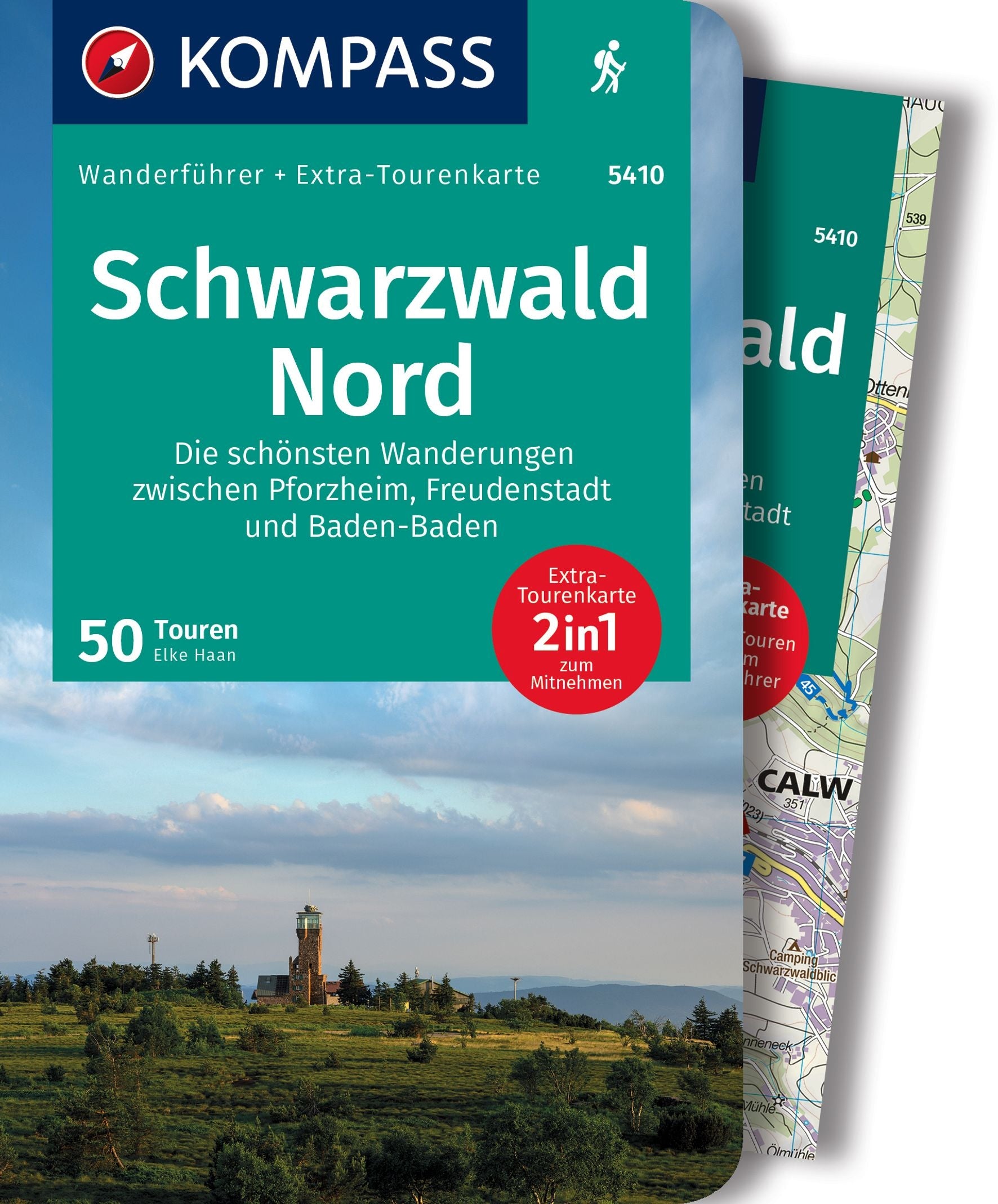 Schwarzwald Nord-Die schönsten Wanderungen zwischen Pforzheim, Freudenstadt und Baden-Baden - KOMPASS Wanderführer