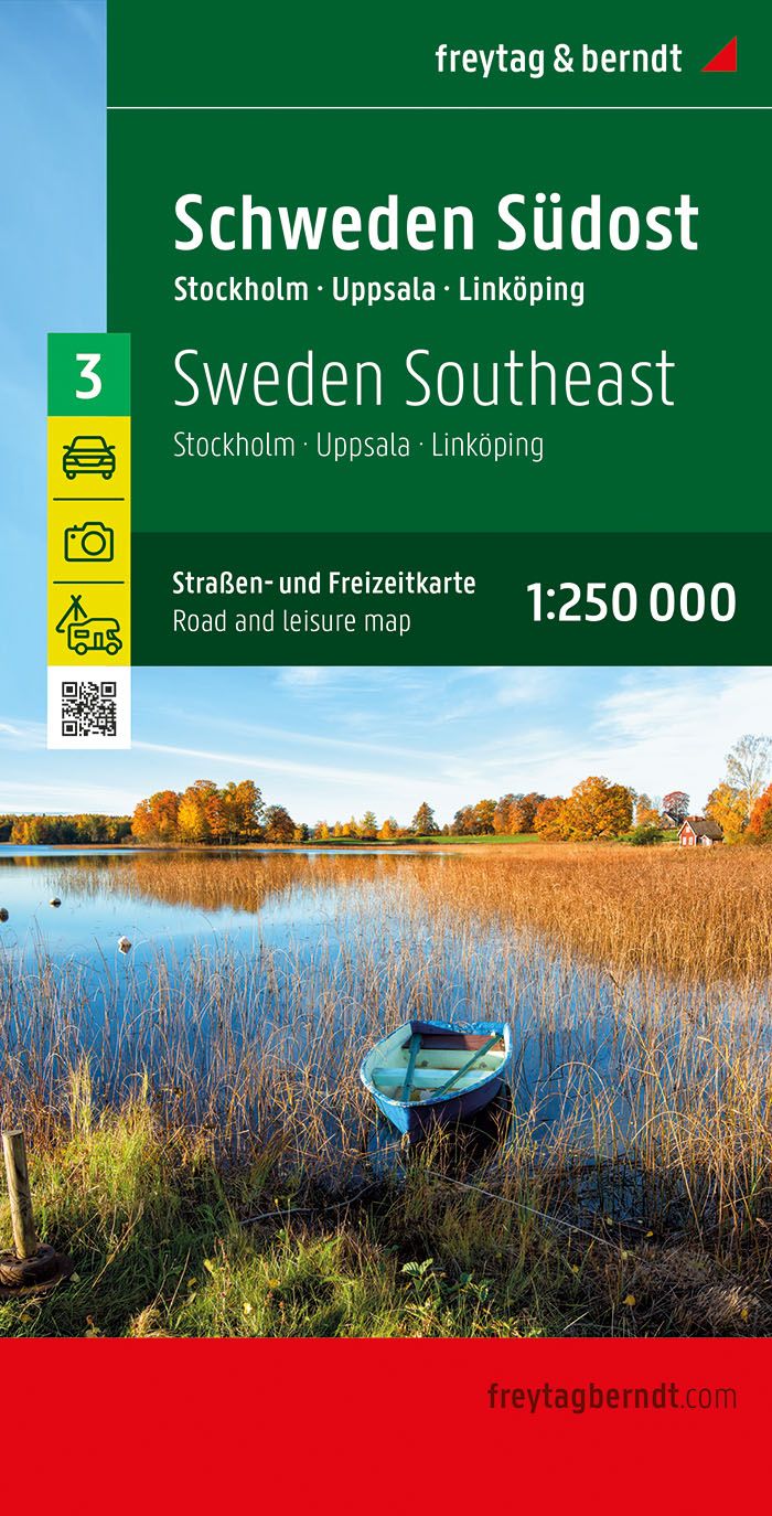 Schweden Südost (Blatt 3) - 1:250.000 - Sraßenkarte - Freytag&Berndt