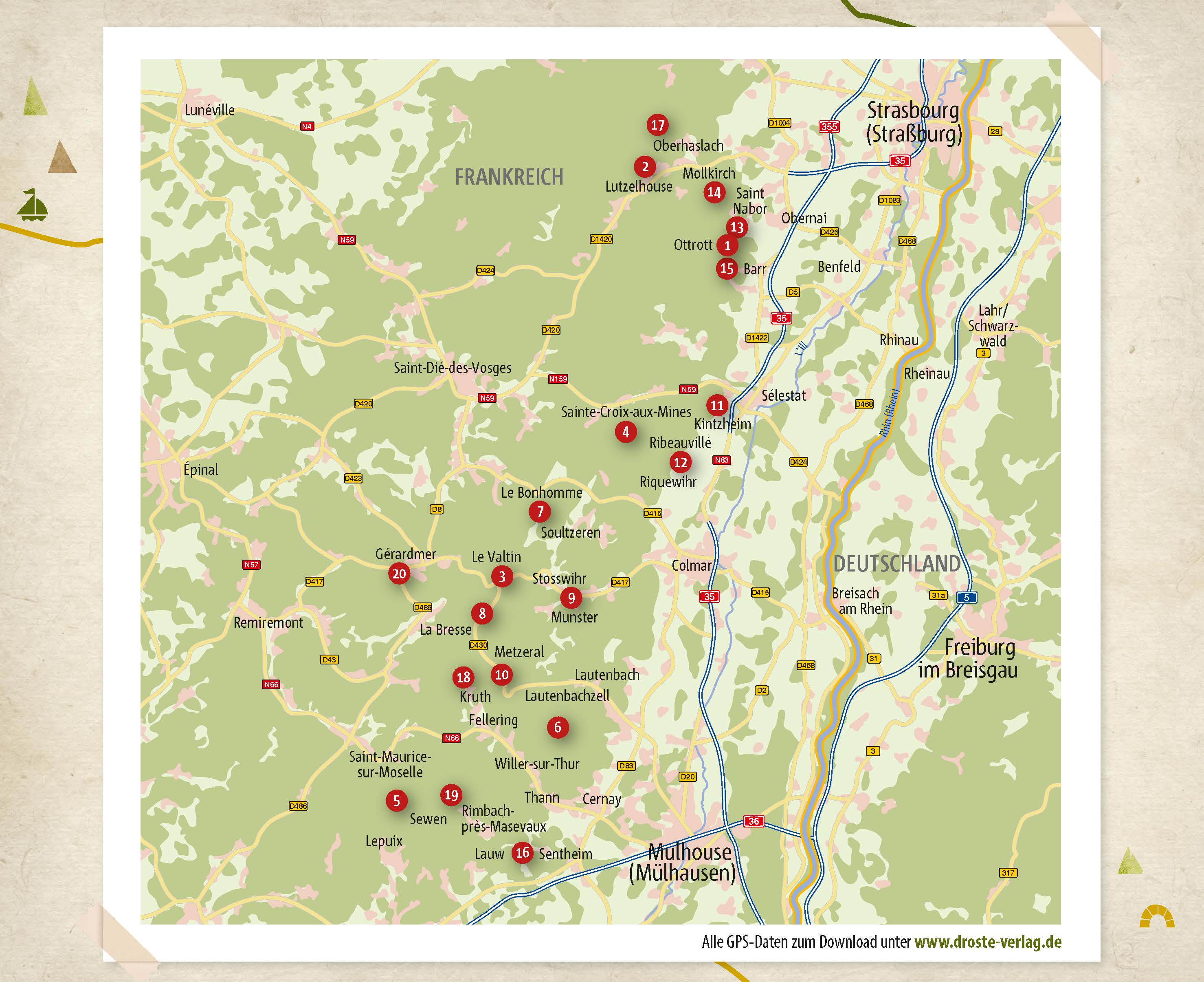 Vogesen. Wandern für die Seele