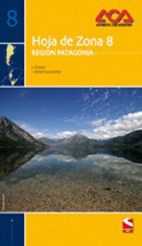 Region Patagonia Central 1:1 Mio. - Hoja de Zona 8
