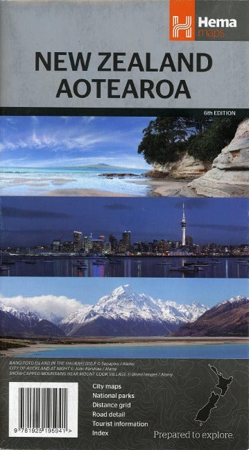 New Zealand - Aotearoa 1:1,6 Mio. Straßenkarte