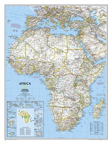 Ü401A Africa, classic 1:14 Mio - Wandkarte