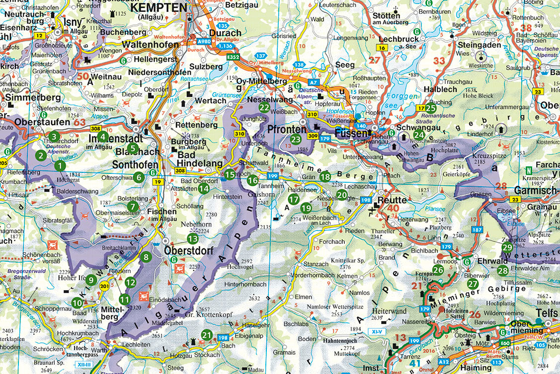 Seilbahn-Wanderungen Allgäu - Rother Wanderbuch