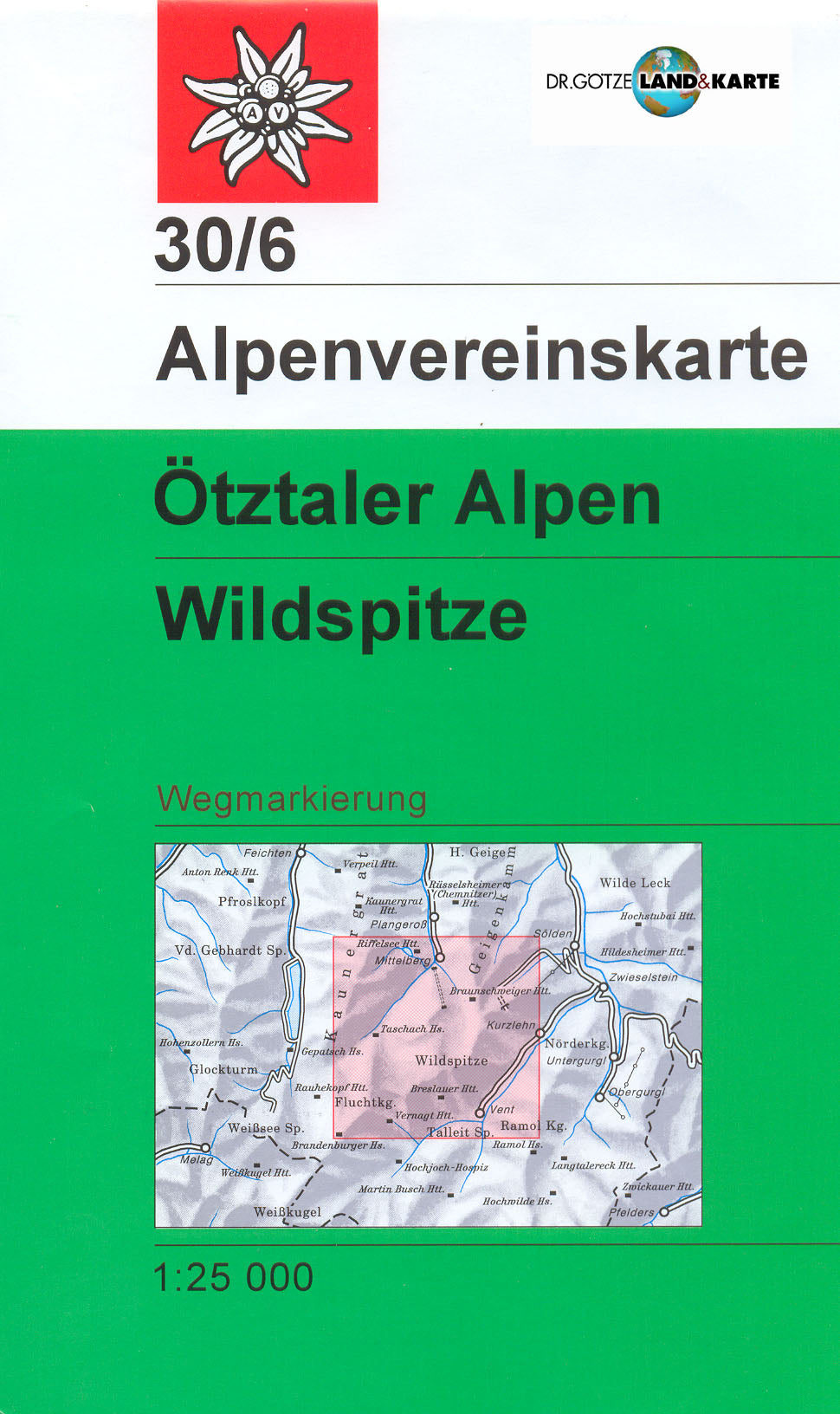 Alpenvereinskarten 1:25.000 für Österreich