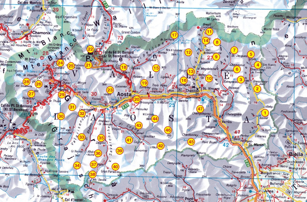Aostatal - mit Großem Walserweg und Alte Vie 1 und 2 - Rother Wanderführer