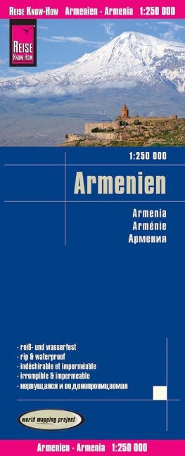 Armenien (1:250.000) Landkarten - Reise know-how