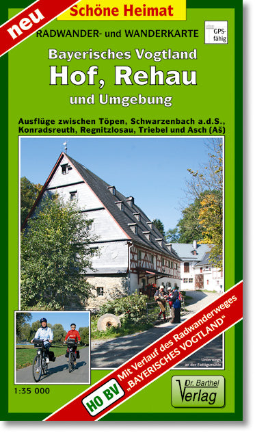 156 Bayerisches Vogtland, Hof, Rehau und Umgebung 1:35.000