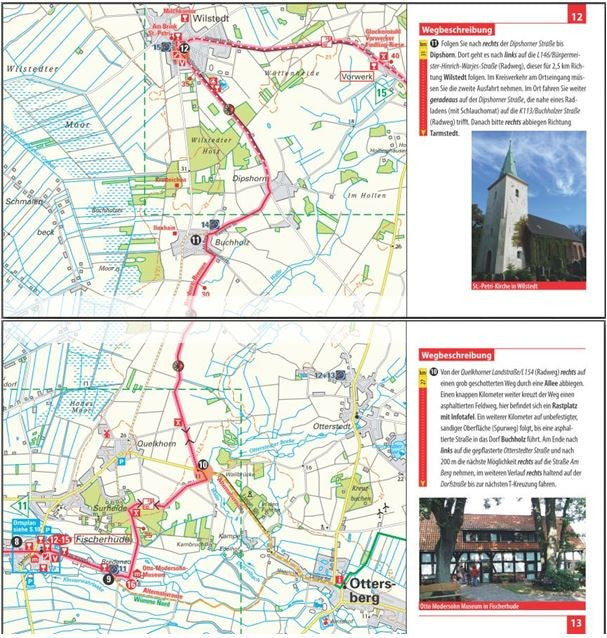 Radfernweg Hamburg - Bremen - ADFC-Radreiseführer