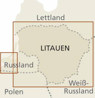 Litauen und Kaliningrad (1:325.000) - Reise know-how