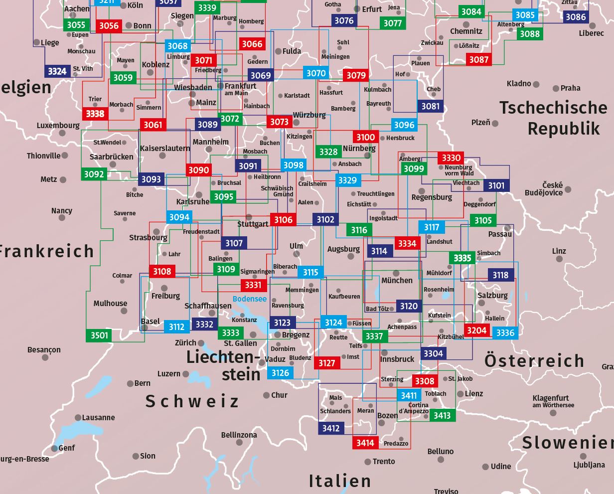 3336 Berchtesgadener Land, Salzburg 1:70.000 - KOMPASS Fahrradkarte