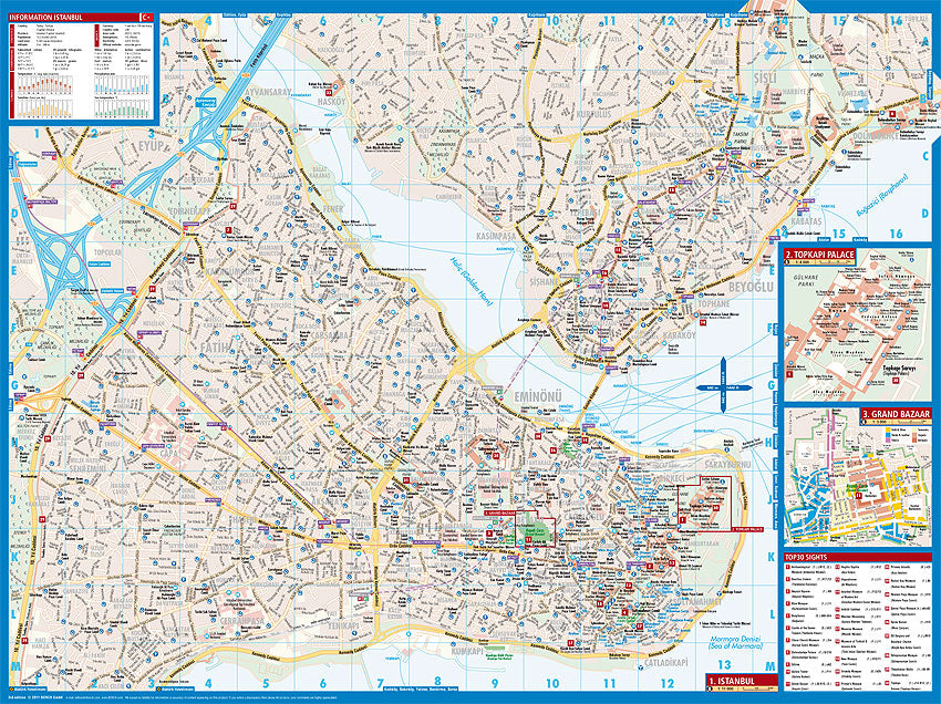 Istanbul 1:11.000 - Borch Stadtplan