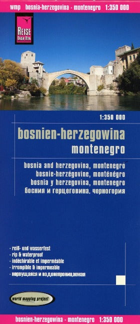 Bosnien-Herzegowina, Montenegro (1:350.000) - Reise know-how
